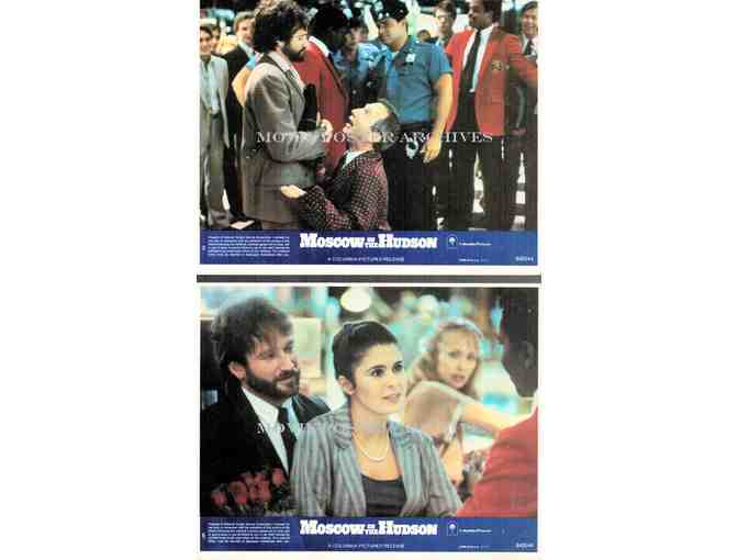 MOSCOW ON THE HUDSON, 1984, mini lobby cards, Robin Williams