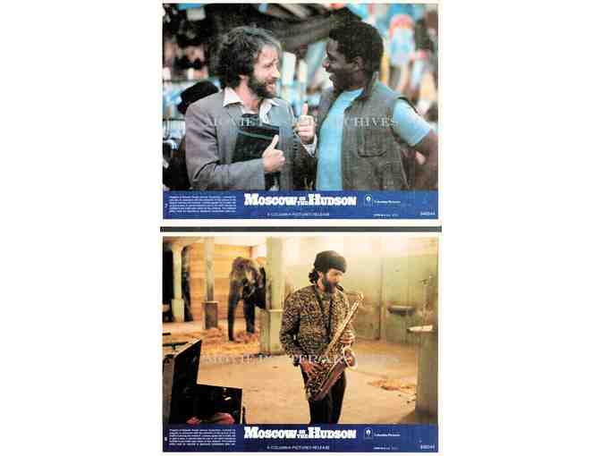 MOSCOW ON THE HUDSON, 1984, mini lobby cards, Robin Williams
