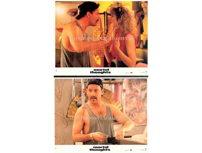 MORTAL THOUGHTS, 1991, mini lobby cards, Demi Moore, Bruce Willis