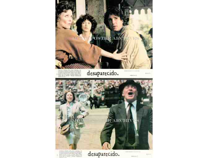 MISSING, 1982, mini lobby cards, Jack Lemmon, Sissy Spacek