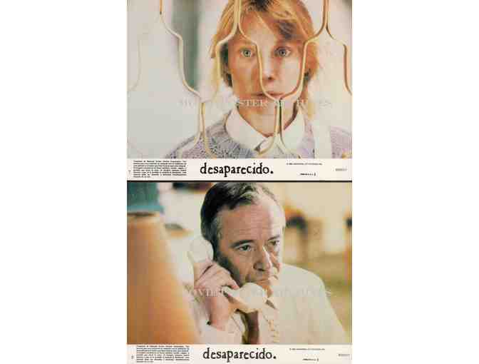 MISSING, 1982, mini lobby cards, Jack Lemmon, Sissy Spacek