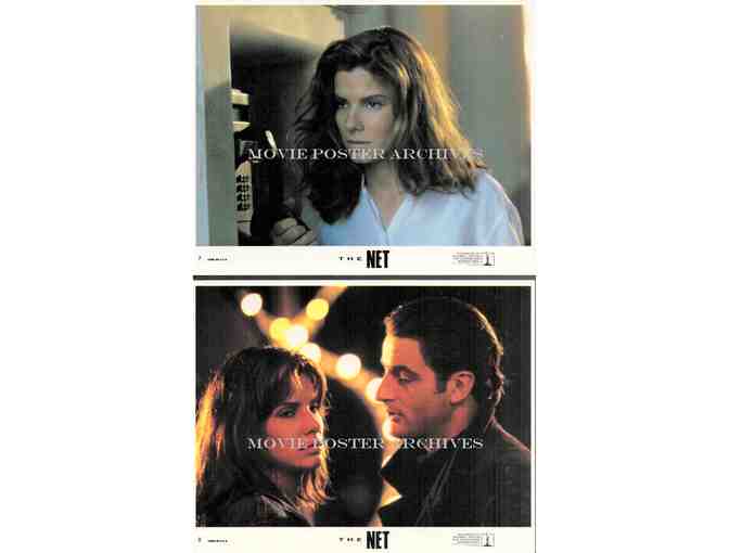 NET, 1996, mini lobby cards, Sandra Bullock, Dennis Miller