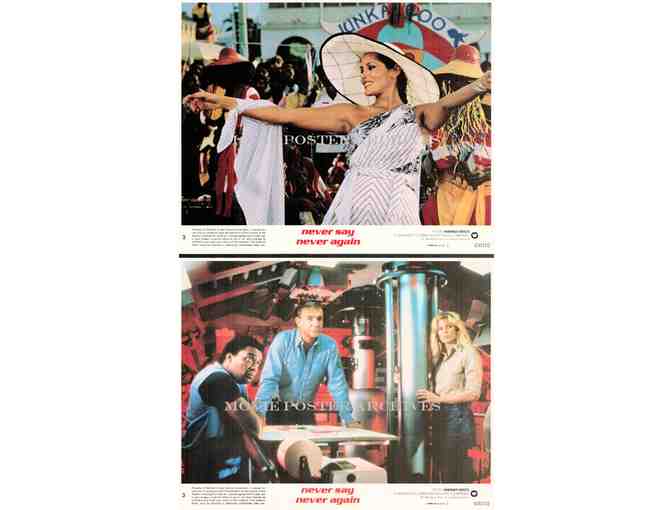 NEVER SAY NEVER AGAIN, 1983, mini lobby cards, Sean Connery, James Bond 007