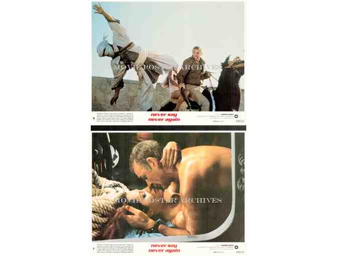 NEVER SAY NEVER AGAIN, 1983, mini lobby cards, Sean Connery, James Bond 007