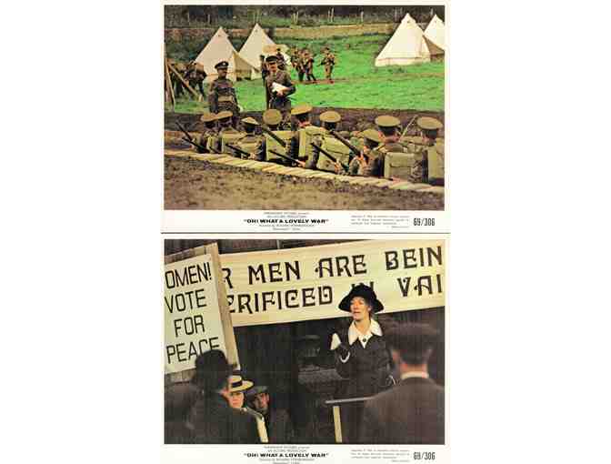 OH! WHAT A LOVELY WAR, 1969, mini lobby cards, Dirk Bogarde, Laurence Olivier