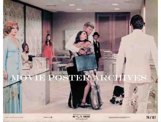 99 and 44/100 PERCENT DEAD, 1974, lobby cards, Richard Harris, Bradford Dillman