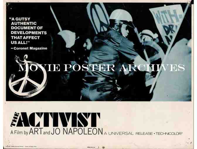 ACTIVIST, 1970, lobby cards, Michael Smith, Lesley Gilbrun