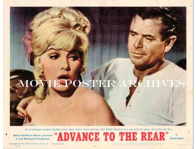 ADVANCE TO THE REAR, 1964, lobby cards, Glenn Ford, Stella Stevens