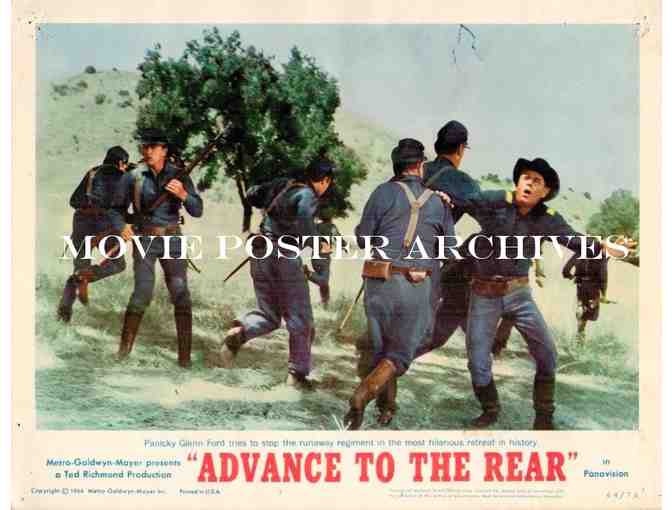 ADVANCE TO THE REAR, 1964, lobby cards, Glenn Ford, Stella Stevens