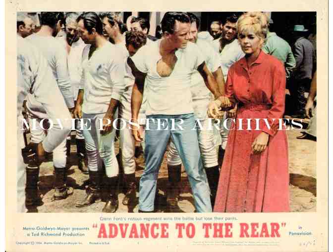 ADVANCE TO THE REAR, 1964, lobby cards, Glenn Ford, Stella Stevens
