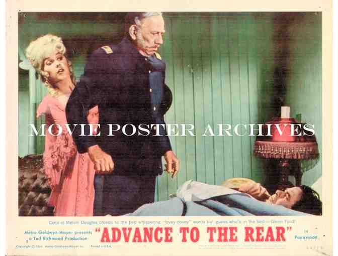 ADVANCE TO THE REAR, 1964, lobby cards, Glenn Ford, Stella Stevens
