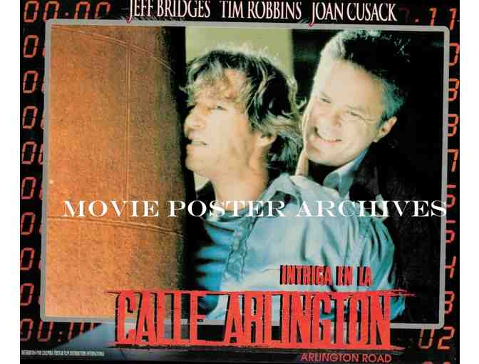ARLINGTON ROAD, 1999, lobby cards, Jeff Bridges, Tim Robbins