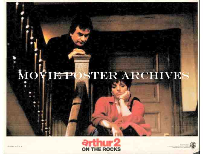 ARTHUR 2, 1988, lobby cards, Dudley Moore, Liza Minnelli