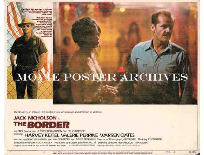 BORDER, 1982, lobby cards, Jack Nicholson, Valerie Perrine