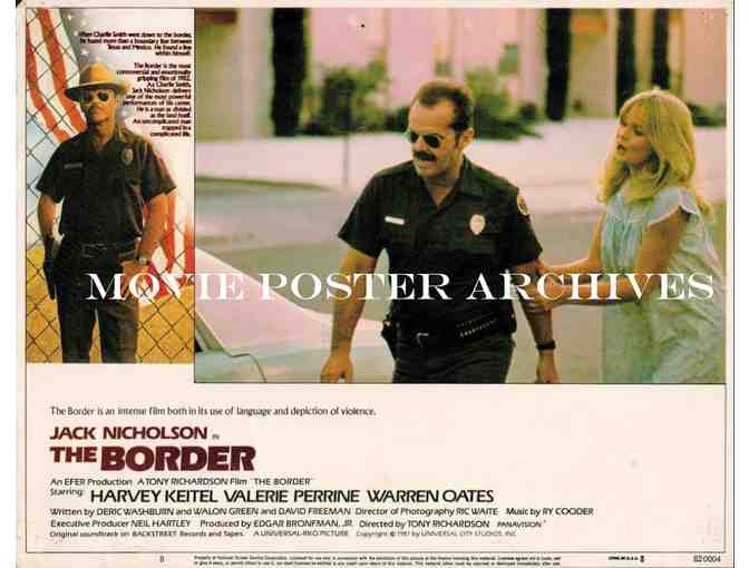 BORDER, 1982, lobby cards, Jack Nicholson, Valerie Perrine
