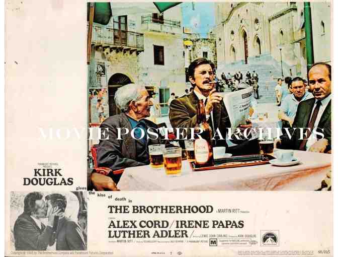 BROTHERHOOD, 1968, lobby cards, Kirk Douglas, Alex Cord