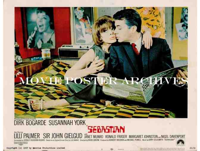 SEBASTIAN, 1968, lobby cards, Dirk Bogarde, Susannah York