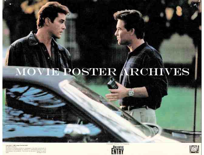 UNLAWFUL ENTRY, 1992, lobby cards, Kurt Russell, Ray Liotta