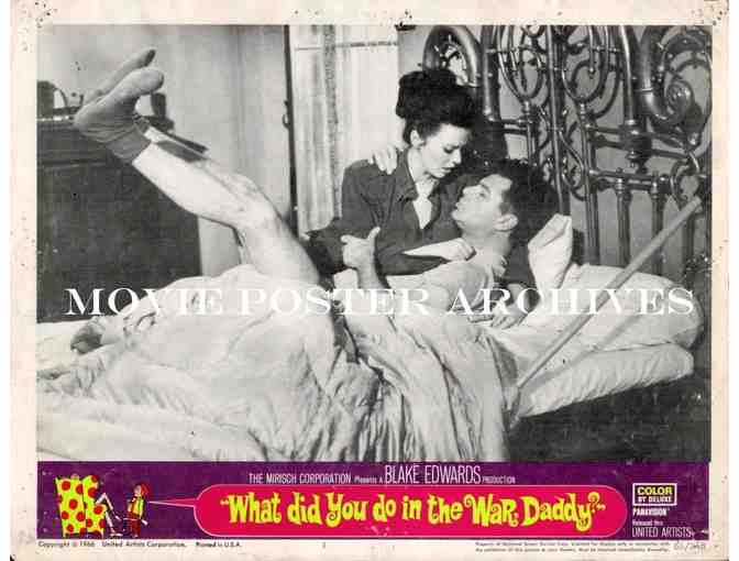 WHAT DID YOU DO IN THE WAR DADDY, 1966, lobby cards, James Coburn