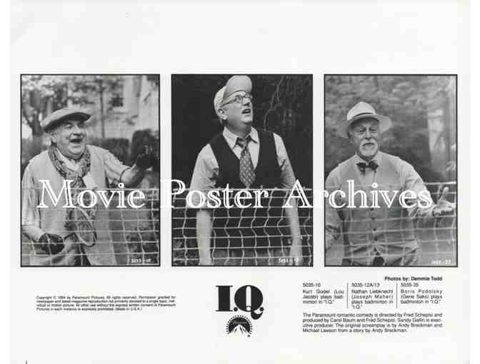 I.Q., 1994, movie stills, Meg Ryan, Tim Robbins, Walter Matthau