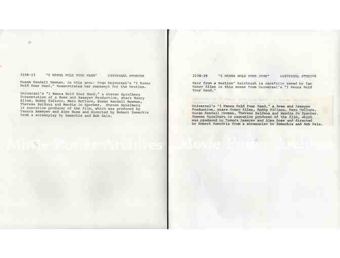 I WANNA HOLD YOUR HAND, 1978, movie stills, Nancy Allen, Marc McClure