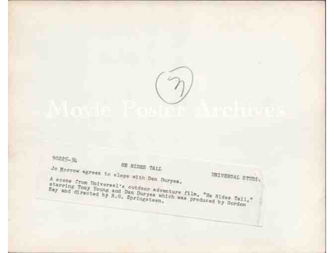 HE RIDES TALL, 1964, movie stills, Tony Young, Dan Duryea, Jo Morrow