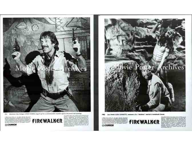 FIREWALKER, 1986, movie stills, Chuck Norris, Lou Gossett, Will Sampson