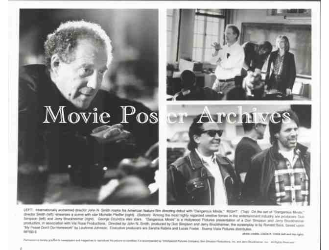 DANGEROUS MINDS, 1995, movie stills, Michelle Pfeiffer, George Dzundza