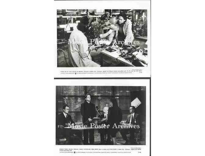 DISCLOSURE, 1994, movie stills, Michael Douglas, Demi Moore, Donald Sutherland