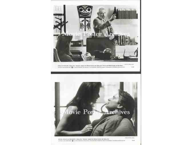 DISCLOSURE, 1994, movie stills, Michael Douglas, Demi Moore, Donald Sutherland