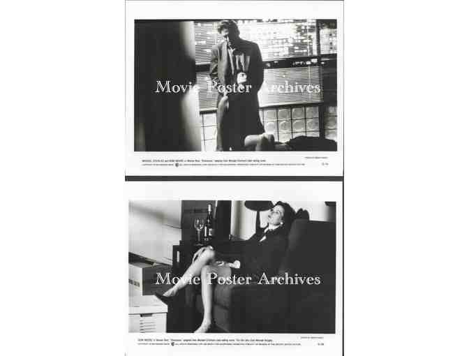 DISCLOSURE, 1994, movie stills, Michael Douglas, Demi Moore, Donald Sutherland