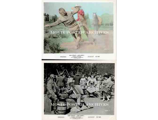 NIGHT PASSAGE, 1957, movie stills, James Stewart, Audie Murphy, Dan Duryea