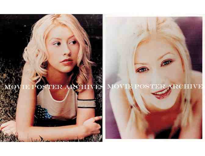 CHRISTINA AGUILERA, group of classic celebrity portraits, stills or photos