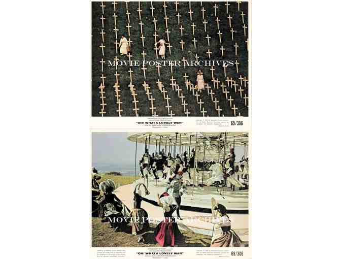 OH! WHAT A LOVELY WAR, 1969, mini lobby cards, Dirk Bogarde, Laurence Olivier