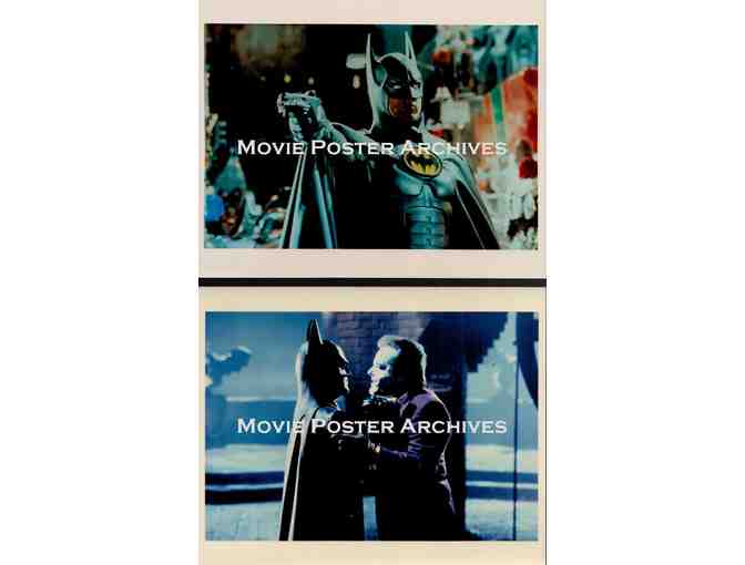BATMAN, 1989, color photographs, Michael Keaton, Jack Nicholson