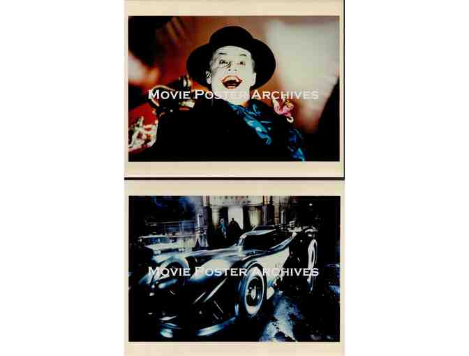 BATMAN, 1989, color photographs, Michael Keaton, Jack Nicholson