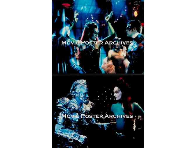 BATMAN AND ROBIN, 1997, color photographs, George Clooney, Uma Thurman