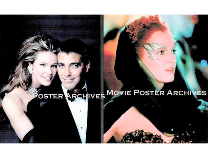 BATMAN AND ROBIN, 1997, color photographs, George Clooney, Uma Thurman