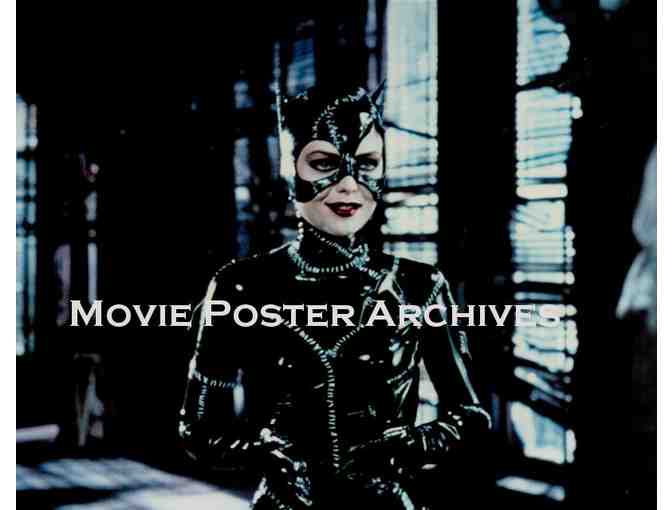 BATMAN RETURNS, 1992, color photographs, Michael Keaton, Danny DeVito