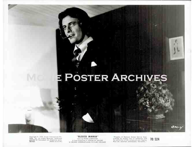 BLOOD MANIA, 1970, movie stills, Peter Carpenter, Vicki Peters