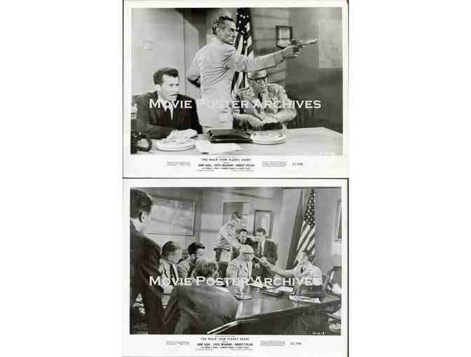 BRAIN FROM PLANET AROUS, 1957, movie stills, John Agar, Robert Fuller