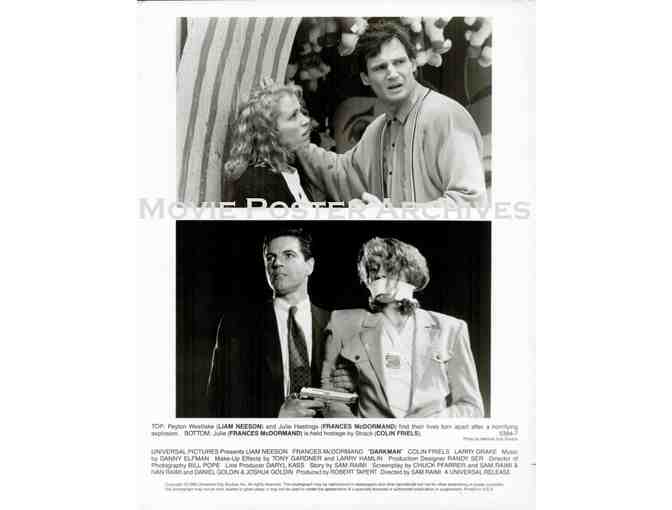 DARKMAN, 1990, movie stills, Liam Neeson, Bruce Campbell