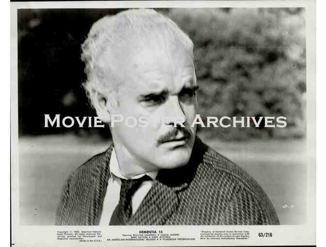 DEMENTIA 13, 1963, movie stills, William Campbell, Luana Anders