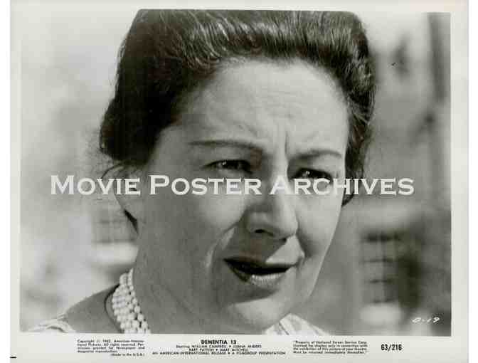 DEMENTIA 13, 1963, movie stills, William Campbell, Luana Anders