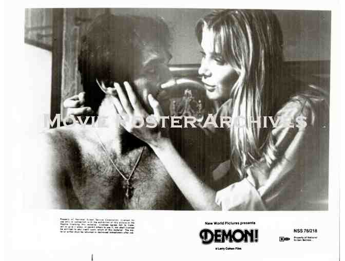 DEMON!, 1976, movie stills, Tony Lo Bianco, Deborah Raffin, Richard Lynch