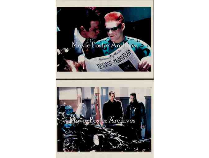 BATMAN FOREVER, 1995, color photographs, Val Kilmer, Jim Carrey