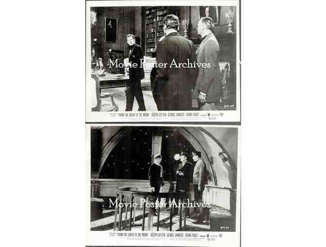 FROM THE EARTH TO THE MOON, 1958, movie stills, Joseph Cotton, George Sanders