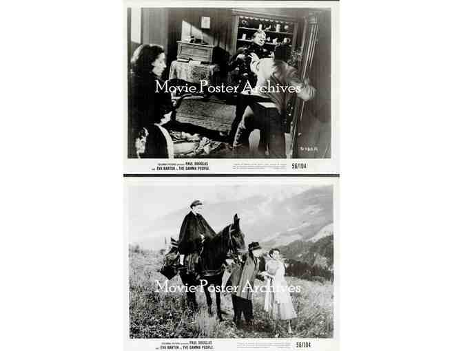 GAMMA PEOPLE, 1956, movie stills, Paul Douglas, Eva Bartok