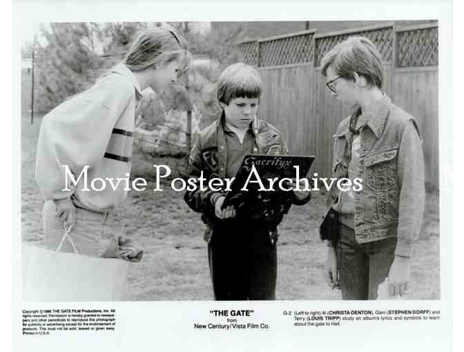 GATE, 1986, movie stills, Stephen Dorff, Louis Tripp