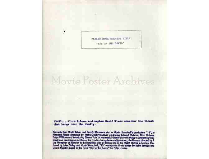 MOVIE STILL LOT 8, varying dates, movie stills, 10 different titles